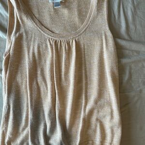 Yellow sweater tank